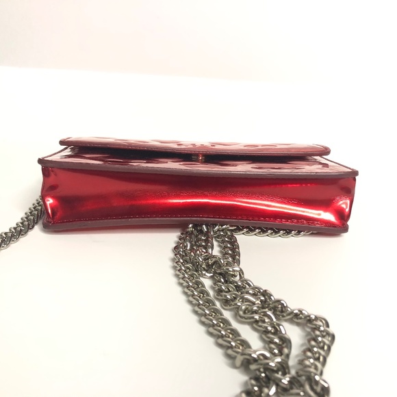 Marc Jacobs for Marc Jacobs Limited Edition Red Metallic Heart Crossbody/Clutch - Picture 7 of 16